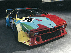Andy Warhol BMW Art Car - The BMW M1 Group Racing Version painted by Warhol is on display!!