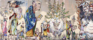 【Blog】「村上隆の五百羅漢図展」作品紹介#2～《五百羅漢図》−−「玄武」「朱雀」