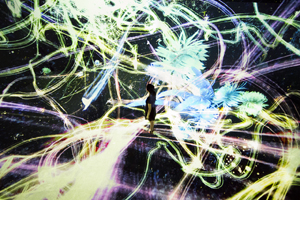 Welcome to “the portal to the universe”! ―“The Universe and Art” work #1: teamLab