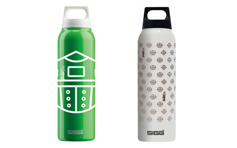 Utsurobune (Hollow Boat) SIGG Bottle (green / white)