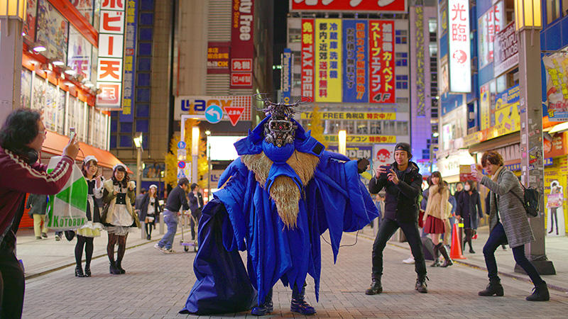 市原えつこ+ISIDイノラボ《都市のナマハゲ―Namahage in Tokyo》