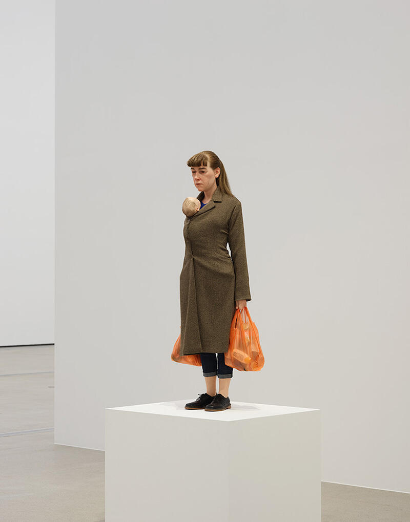 Ron Mueck Woman with Shopping
