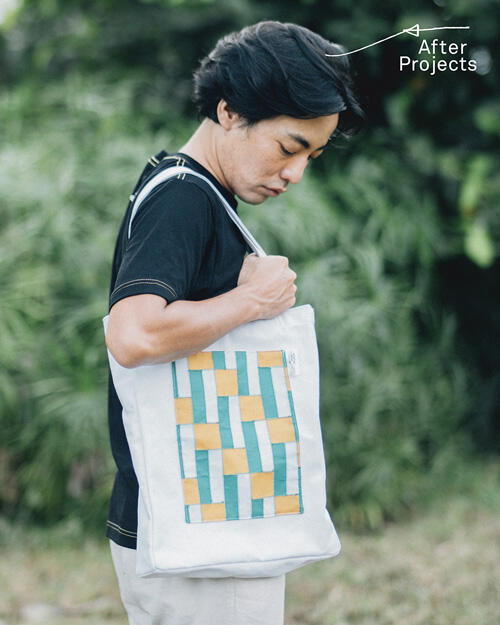 Fragile Gift Patch Canvas Bag