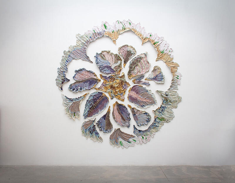 Brie Ruais Translating a Flowering Body, 130lbs + 130lbs