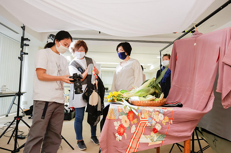 まちと美術館のプログラム「つむぐプロジェクト2020年～2021年 活動紹介展示」