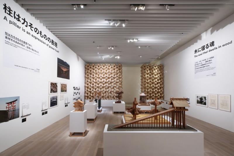 展示風景：「建築の日本展：その遺伝子のもたらすもの」森美術館、2018年