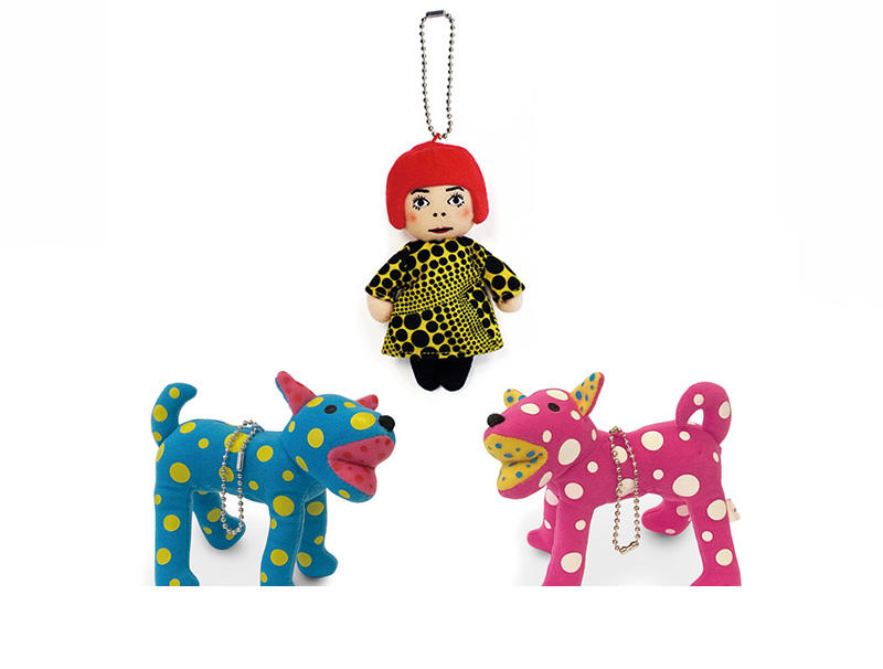 Yayoi Kusama Plush (Soft Toy) (YAYOI CHAN / RING-RING / TOKO-TON