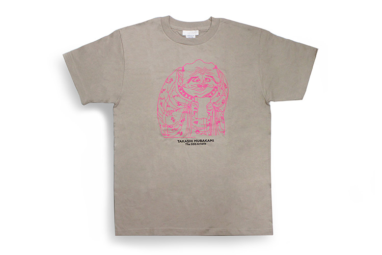 Tシャツ(羅漢) メンズ / チャコール| T-shirt (Arhats) Charcoal Brown / Men